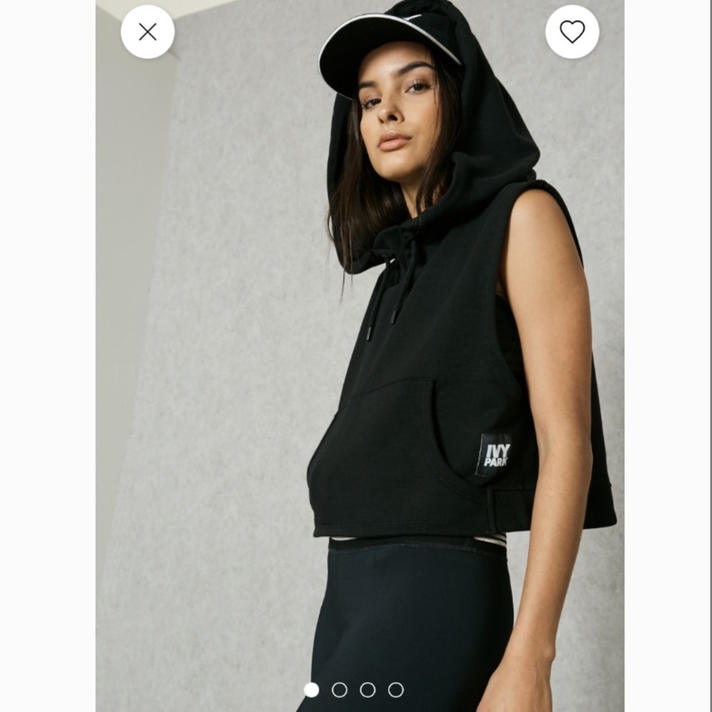 IVY Park Cropped Sleeveless Hoodie